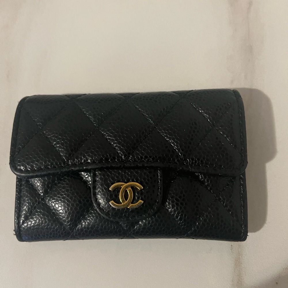 AUTHENTIC Chanel Flap Card Holder